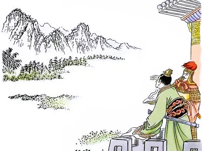 草木皆兵的故事圖片簡(jiǎn)筆畫